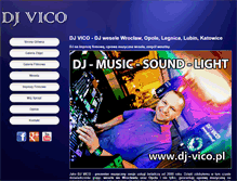 Tablet Screenshot of dj-vico.pl